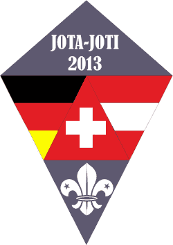 D-A-CH JOTA-JOTI Aufnäher 2013